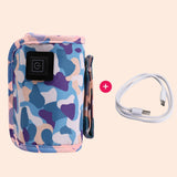 USB Milk Water Warmer Travel Stroller Insulated Bag Baby Nursing Bottle Heater Safe Kids Supplies for Outdoor Winter