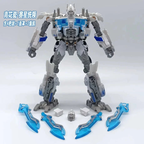 BAIWEI TW1022 Assault Column Alloy Skyfire Deformation Toy Automobile Robot Model Height 18CM