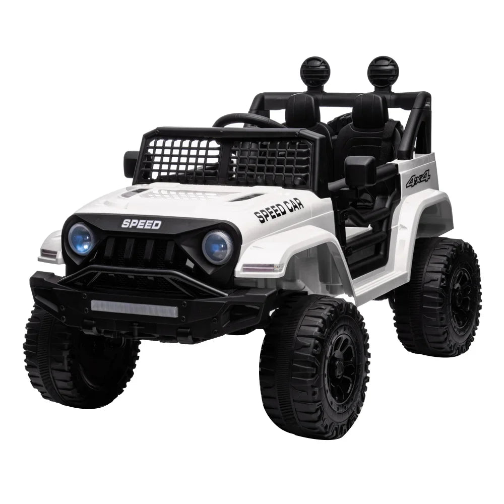 12V Battery Powered Ride On Car Kids Electric Car Truck Car 3 Speeds Adjustable Equipped with Music,Parent Remote Control