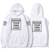 Customized Men Sweatshirt Pullovers Men's Pullovers Custom Hoodie Personalized Logo Badges Custom Top Unisex Sweetshirts S-4XL