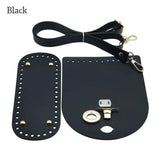 Handmade Leather Bag Strap For DIY ShoulderHandbag Woven Set High Quality Bag Bottoms With Hardware Accessories