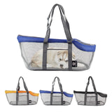 Pet Carrier Handbag Purse Mesh Foldable Pet Carrier Bags for Miniature Schnauzer Mini Poodle Travel