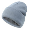 2024 New Unisex Classic Casual Beanie Hat for Men Women Winter Warm Knit Cuffed Beanie Soft Thick Fleece Lined Ski Hats