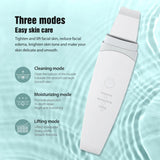 Ultrasonic Skin Scrubber Face Vibration Spatula Blackhead Remover Shovel Clean Cavitation Peeling EMS Facial Lifting Skin Care