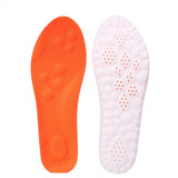 4D Orthopedic Sport Insoles Soft Breathable High-elasticity Shock Absorption Running Shoe Pad for Men Women Latex Massage Insole