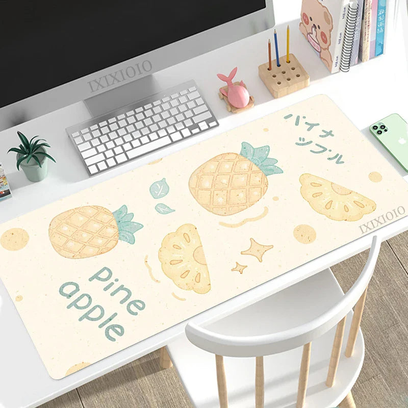 Mouse Pad Gaming Kawaii Cute Fruit XL Custom Computer Mousepad XXL keyboard pad Office Carpet Soft Office Accessories Mice Pad