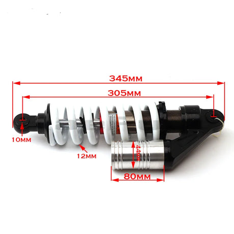 260/305mm rear shock absorber damping adjustable suitable for cross-country motorcycle rear shock absorber Accessories