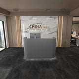 White Small Reception Desk Luxury Office Executive Shop Reception Counter Front Pulpito Escritorio Bar Furniture Counter LJ50RT