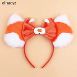 10Pcs/Lot New Colors Mouse Ears Headband Women Festival Party Cosplay Hairband Girls Gift Kids DIY Hair Accessories Wholesale