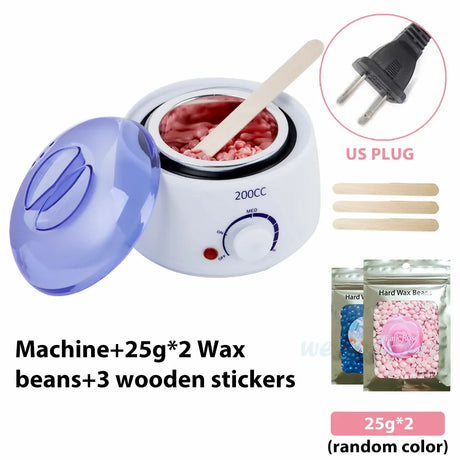 Hair Removal Machine Wax Heater Depilatory Epilator Wax-melt Waxing Kit Paraffin Heater Wax Beans Bead Heating Machine