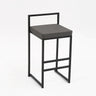 Reinforce Counter Bar Stool Metal Nordic Design European Bar Chair Minimalist Dinning Black Legs Taburetes De Bar Furniture