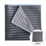 Men Pocket Square Light Coffee Beige Handkerchief Men Business Suit Pocket Towel Paisley Dot Blue Floral Handker Man Neckties
