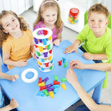 Kids Penguin Tower Collapse Balance Game Toy Party Family Funny Board Game Toys Crazy Penguin Crash Tower Toy Kid Gift