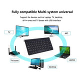 Spanish Hebrew Korean Thai Wireless Keyboard Mouse Combo 2.4G Mini Portable Wireless Keyboard and Mouse for Windows Mac Android