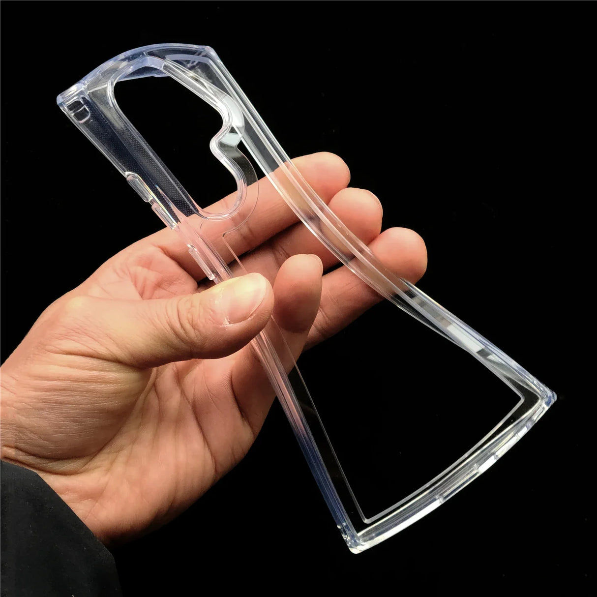 Transparent Soft Silicone Bumper For Samsung Galaxy S24 Ultra S23 Plus S22 Camera Screen Protective Frame Mobile Phone Case