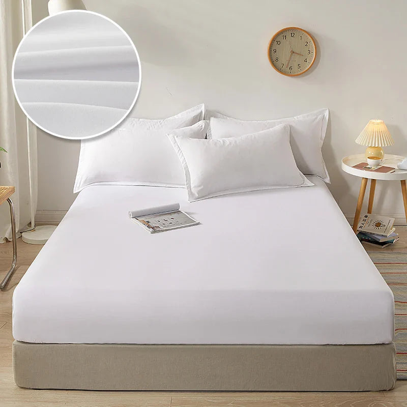 Thicken Velvet Mattress Cover Pad Protector King Double Warm Soft Plush Bed Fitted Sheet Cover Latex Mat Covers 150/160/180x200