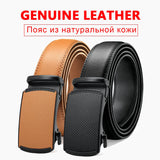 Genuine Leather Belt Top Quality Men's Belt Luxury Designer Leather Belts For Men Metal Automatic Buckle Male Fashion belts