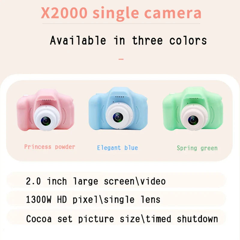 Children 1080P HD Digital Camera Toys Instant Print for Kids Thermal Print Camera Instant Print Photo Video With 32G Memory Card