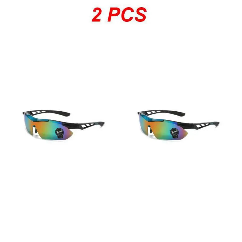 1/2/4PCS Outdoor Men Cycling Sunglasses Road Mountain Riding Protection Sports Glasses Goggles Eyewear MTB Bike Sun