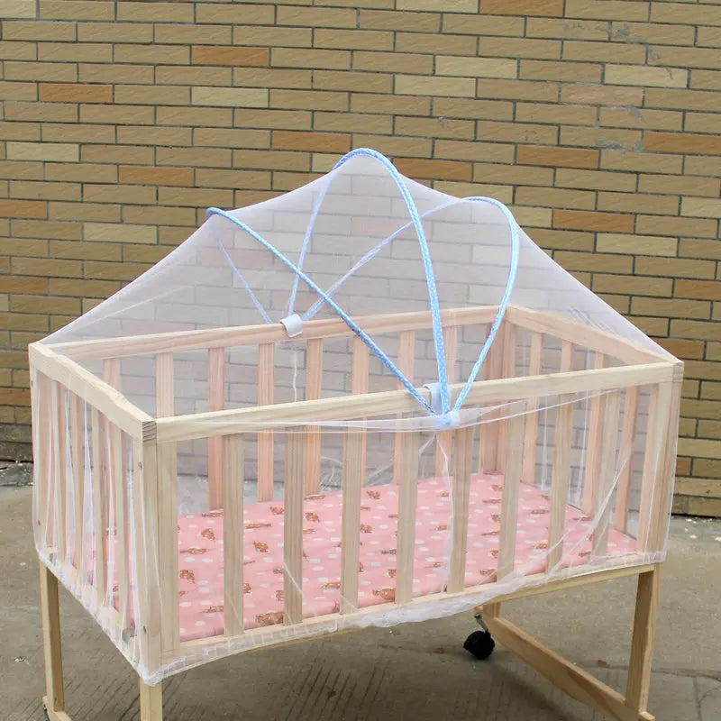 Baby Cradle Bed Mesh Mosquito Nets Foldable Summer Universal Baby Arched Mosquitos Nets Portable Crib Netting For Infant Toddler