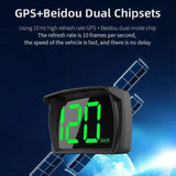 Y03 Car GPS Head Up Display For HUD GPS Speedometer Auto Electronic Accessories Speed Km/h MPH Green Backlight