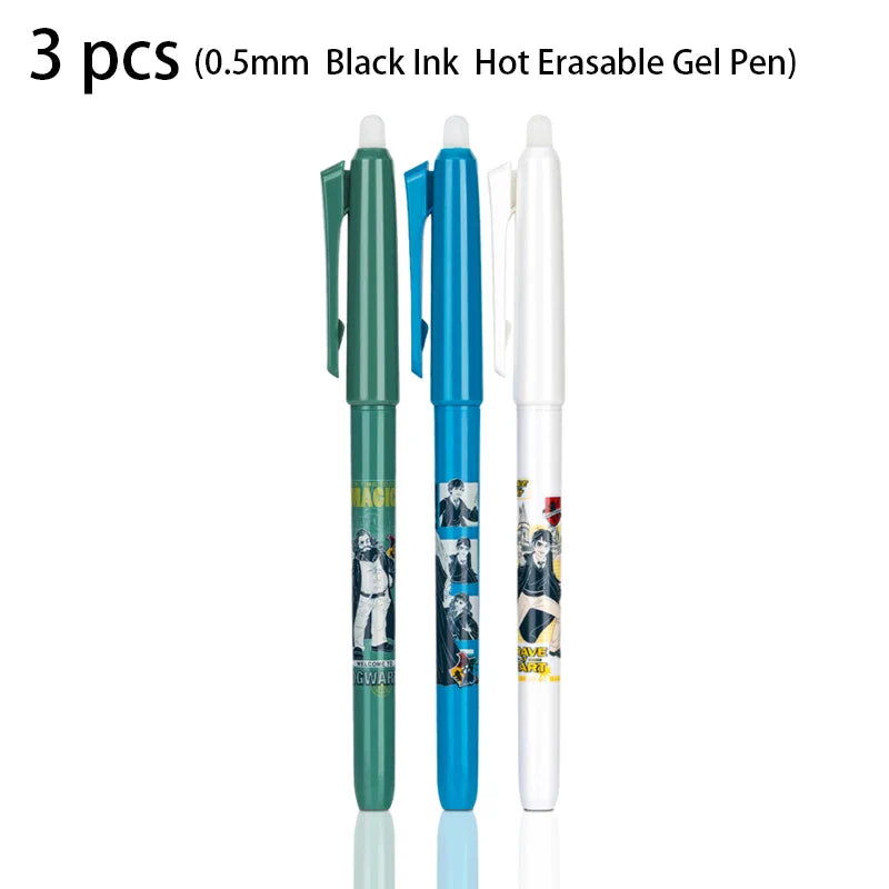 Deli 0.5mm 0.38mm Black Ink Harry Potter Gel Pen Office Supplies School Supplies Stationery Kawaii Gel Pen Signature Pen