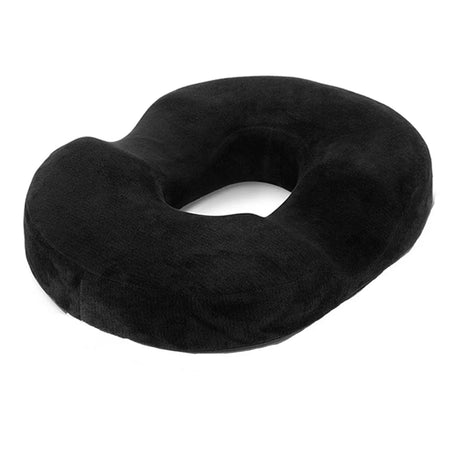 1PC Donut Pillow Hemorrhoid Tailbone Cushion – Large Black Seat Cushion Pain Relief for Coccyx, Prostate, Sciatica, Pelvic Floor