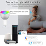 Zigbee Smart Home LED Bulb Spot Night Light Lamp 5W GU10 RGBCW Tuya Smartthings Works Alexa Google Home Philips Hue-compatible