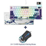 womier S-K80 Gamer Keyboard with Color OLED Display Mechanical Gaming Keyboard Hot Swappable Gasket Mount RGB Custom Keyboard