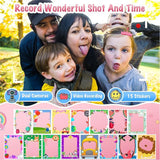 Kids Smart Phone 1080P Digital Dual Lens Selfie Camera Toys for Girls Boys Toddle Christmas Birthday Gift Record Life Baby Phone