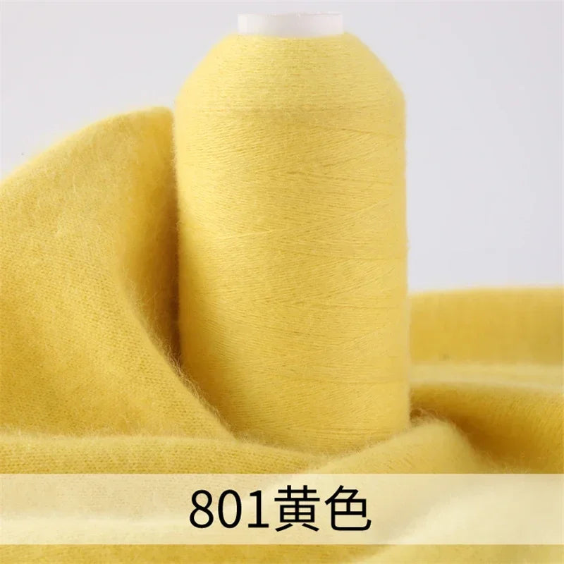 high-quality Fine Cashmere Yarn Crochet Wool Line for knitting Thread Genuine Hand-knit pure Cashmere Woven Yarn Soft Warm 400g