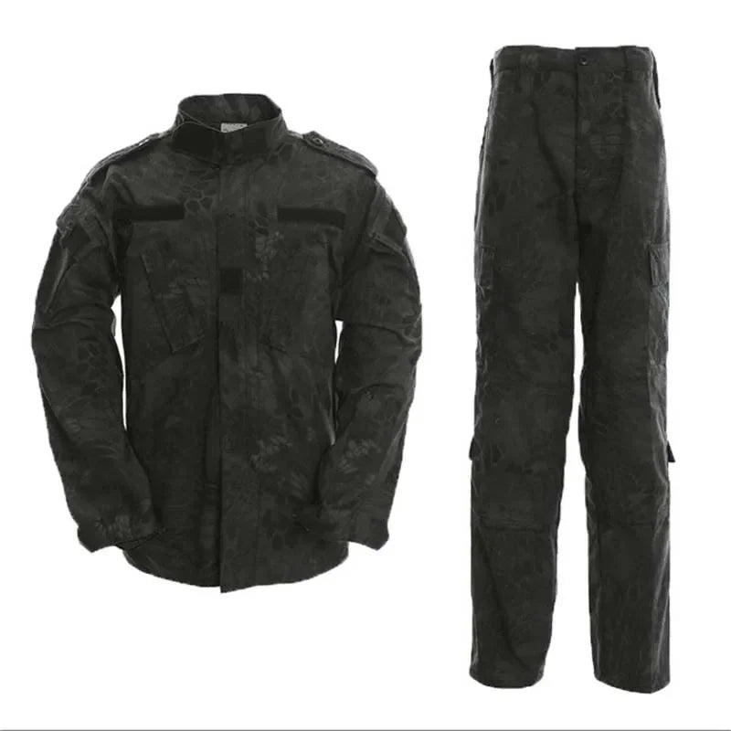 Men Clothing Combat Military Uniform Windproof Tactical Clothing Camouflage Army Suits Militar Hunting Suit Safari Coat+Pant Set