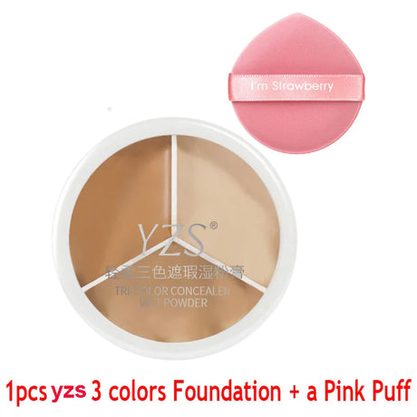 3 Colors Concealer Palette Makeup Face Eye Contour Face Spot Concealer Dark Circle Correcting Face Makeup Skin Care TFIT