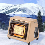 BRS-H23 1500W Gas Heater Stove Patio Heater Portable Outdoor Camping Heating Stove Tent Mini Heater Stove Propane Radiant Heater