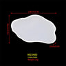 DM403 Irregular Marble Tea Cup Tray Doorplate Silicone Mold Epoxy Resin Agate Sliced Coaster Moules For Table Decoration