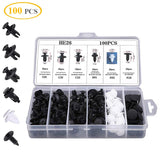 100Pcs Car Plastic Clips Fastener Screws Body Push Retainer Pin Rivet Bumper  Panel Interior Decoration Mixed Auto Accessories