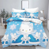 Hello Kitty With Pillowcase Bedding Set Duvet Cover Comforter Sets Universal, Suitable For Children And Adults  Home