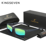 KINGSEVEN Fashion Women‘s Sunglasses New Design Rainbow Mirror Lens Polariz UV400 Glasses Chroma Party High Quality Men Eyewear