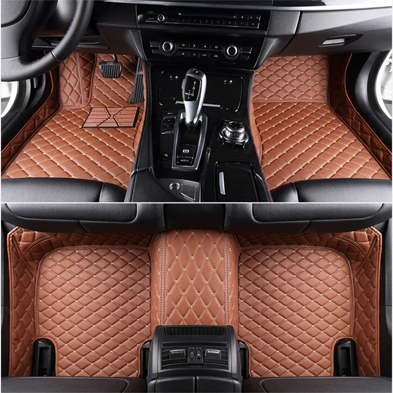 Custom Car Floor Mats for Mercedes Benz C Class W203 2004-2007 W204 W205 W206 2023 Years Interior Details Car Accessories Carpet