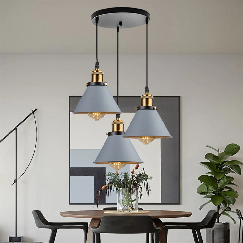 New Style Pendant Lights Loft Russia Pendant Lamp Retro Hanging Lamp Lampshade For Kitchen Dining Bedroom Home Lighting E27