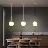 XCLuuHY Modern Pendant Light Nordic Minimalist Hanging Lamp Ceiling Decoration Glass Ball Lighting Living Bedroom Dining Room