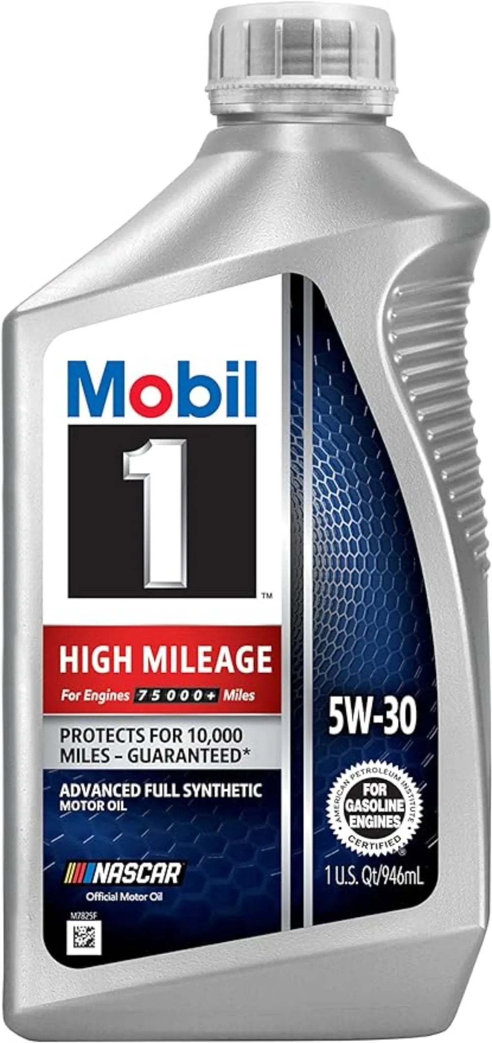 Mobil 1 High Mileage Full Synthetic Motor Oil 5W-30, 6-Pack of 1 quarts