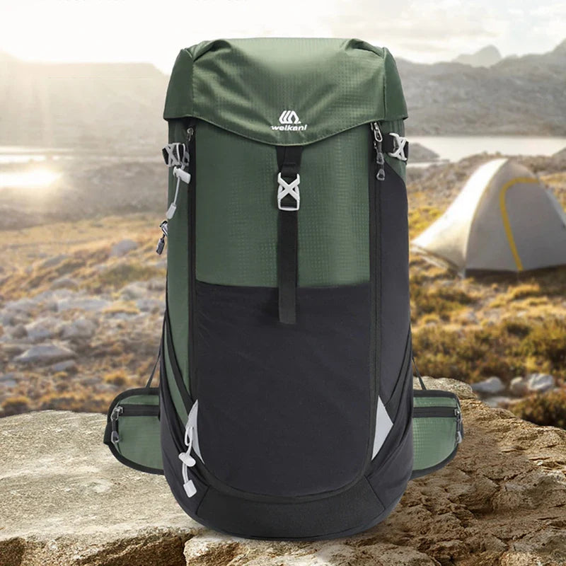 50L Mountaineering Bag Outdoor Sports Backpack Waterproof Hiking Backpack Camping Travel Climbing Rucksack