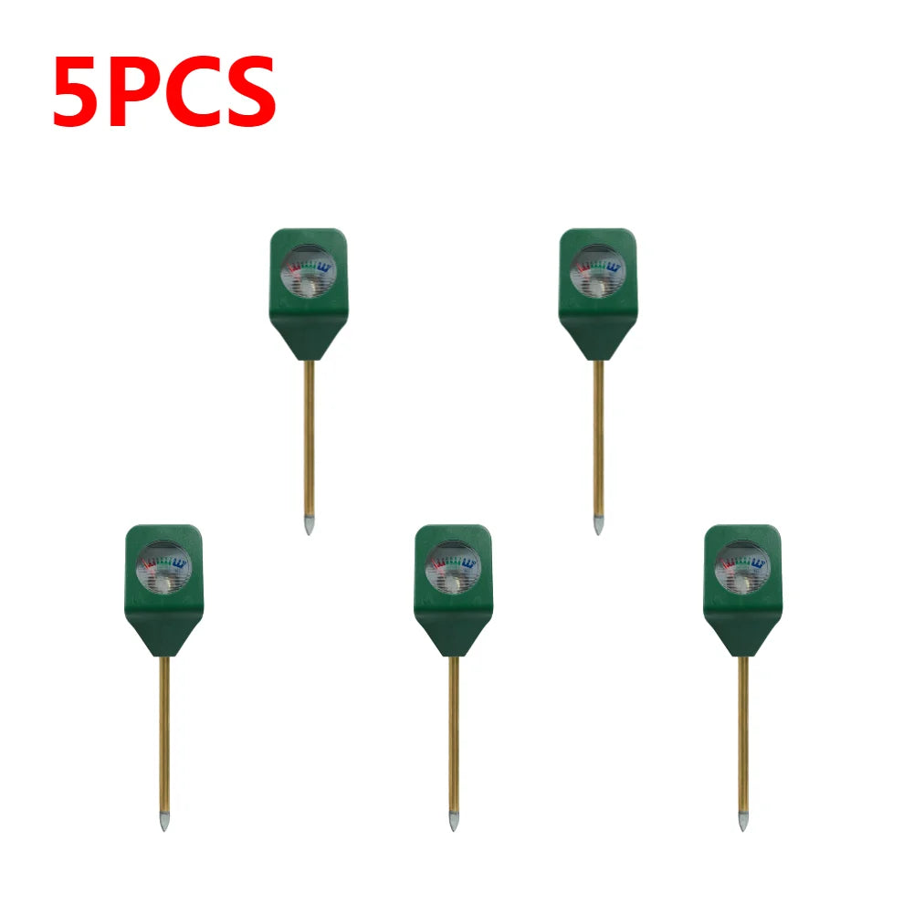 1-5pcs Mini soil Moisture Sensor Meter Probe Gardening Plant Flower Water Analyzer Test Portable Detector Metal Hygrometer Tool