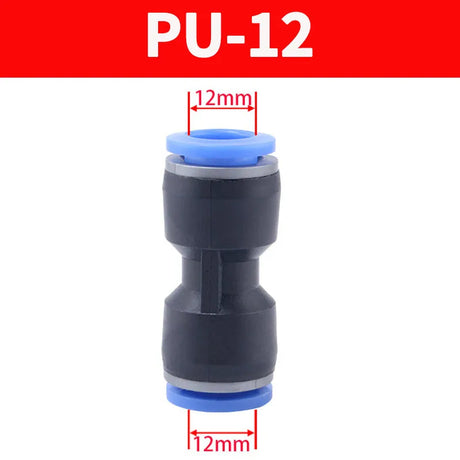 50/100/500 PCS Air Pipe Quick Connector,Pneumatic Quick Fitting,PU Straight,PG Variable Diameter Butt Joint 4 6 8 10 12 14 MM