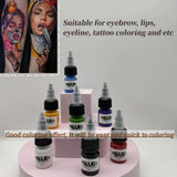 14Colors Professional Tattoo ink for Body Art Natural Plant Waterproof Micro Pigment Permanent Tattoo Ink For Body Art Paint