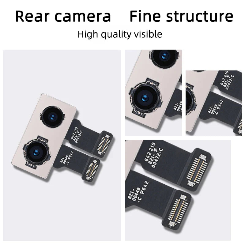 Rear Camera For iPhone XR Back Camera Main Lens Flex Cable Camera For XR Mobile Phone Replacement Repair Parts 100% Tested