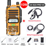 Baofeng UV S22 PRO V2 IP68 Walkie Talkie Waterproof Dual Band 136-174/400-520MHz Ham Radio Upgraded Of UV9R UV5R Pro 50KM Range