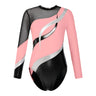 Kids Girls Gymnastics Leotards Bronzing Long Sleeve Leotards Ballet Dress New High Quality Performance Practice Dance Wear