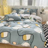 High-quality Home Pure Cotton Bedding Set 100% Cotton Skin-friendly Queen Duvet Cover Set with Sheets Comforter Cover Pillowcase